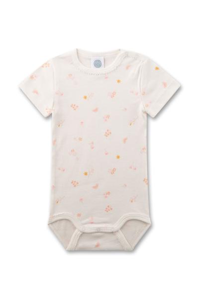 Body halbarm white pebble Blume vorneb